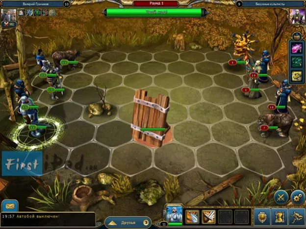 King’s Bounty: Legions для iPad - режим боя