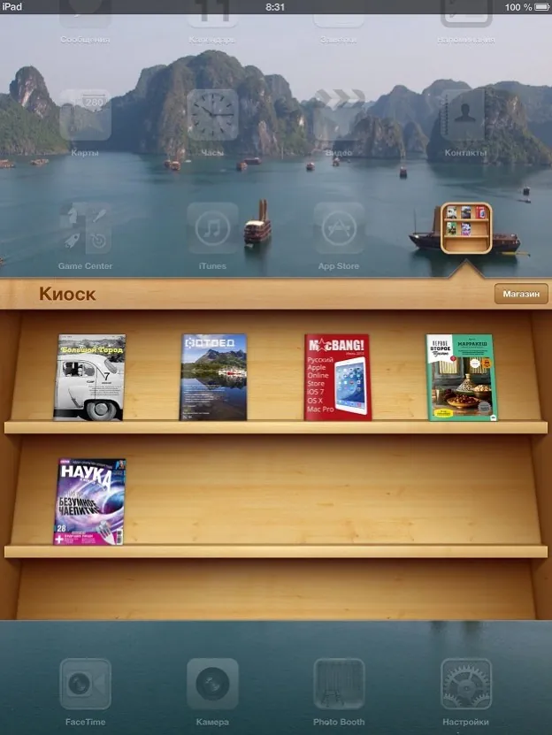 Приложение киоск для любителей почитать журналы на iPad